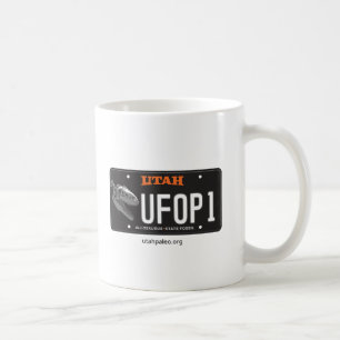 UFOP Logo & Allosaurus License Bord 11 oz. Mok