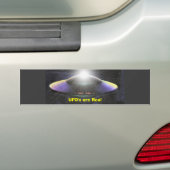 UFO's bestaan echt Bumpersticker (Op auto)