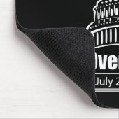 UFO's boven Amerikaans hoofdkwartier 1952 Mousepad Muismat (Hoek)