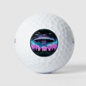 UFO's buitenaardse invasie esthetisch Golfballen (Voorkant)