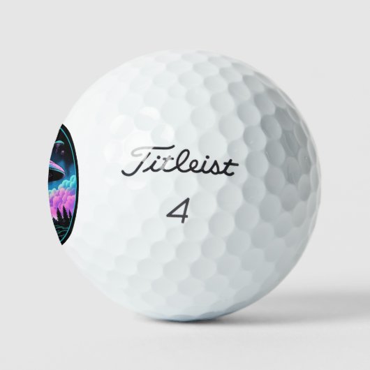 UFO's buitenaardse invasie esthetisch Golfballen (Logo)
