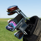 UFO's buitenaardse invasie esthetisch Golfheadcover (Insitu)