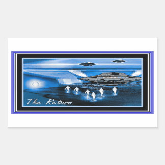 UFOs - de Terugkeer Rechthoekige Sticker
