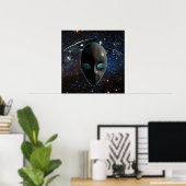 UFO's en Aliens Poster (Thuiskantoor)