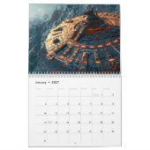 UFO's en ruimteschepen in de Melkweg Kalender (Jan 2027)