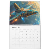 UFO's en ruimteschepen in de Melkweg Kalender (Feb 2027)