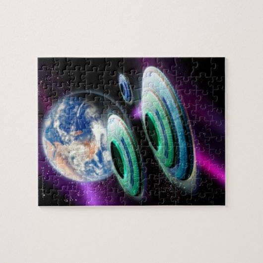 UFO's Legpuzzel (Horizontaal)