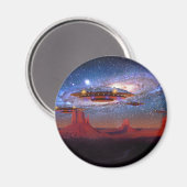 UFO's over Monument Valley Magnet (Voorkant / Achterkant)
