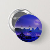 UFO's sterrenstelsels Ronde Button 5,7 Cm (Voorkant /achterkant)