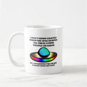 UFO's Stomme mensen Funny Mug Koffiemok (Links)