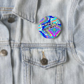 UFO's zijn echt (je kan de woorden veranderen) Ronde Button 5,7 Cm (In situ)