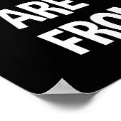 UFO's zijn slechts miljardairs van andere planten Poster (Hoek)