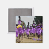 UG004 UGANDA, Culturele feestdagen, Afrika, Fridge Magneet (Voorkant / Achterkant)