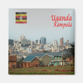 UG005 KAMPALA, Skyline, Oeganda, Afrika, Fridge Magneet (Voorkant)