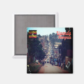 UG007 KAMPALA, Downtown, Uganda, Afrika, Fridge Magneet (Voorkant / Achterkant)