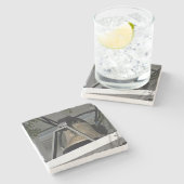 UGA Victory Bell Marble Stone Onderzetter. Stenen Onderzetter (Zijkant)