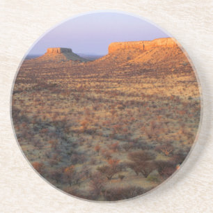 Ugab-terrassen, Khorixas District, Namibië Zandsteen Onderzetter