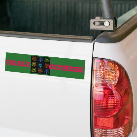 Ugali na Githeri Sjabloon Car Bumpersticker (Op Truck)