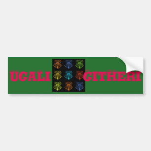 Ugali na Githeri Sjabloon Car Bumpersticker