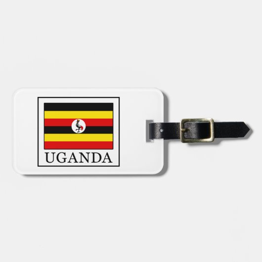 Uganda Bagagelabel (Voorkant horizontaal)
