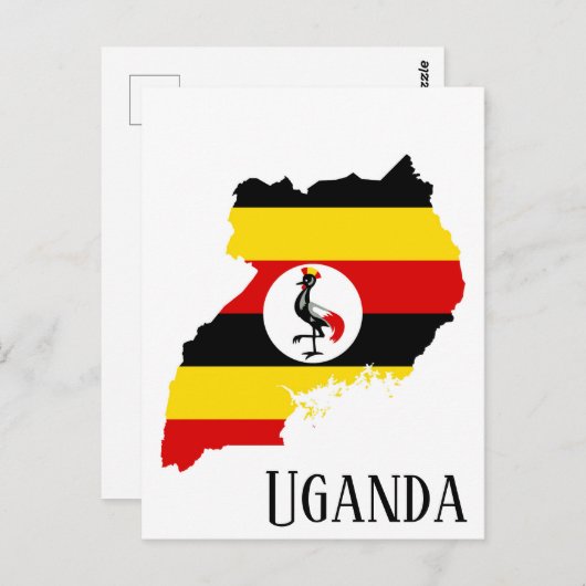 Uganda Briefkaart (Voorkant / Achterkant)