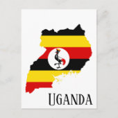 Uganda Briefkaart (Voorkant)