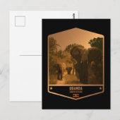 Uganda Briefkaart (Voorkant / Achterkant)