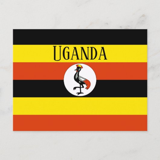 Uganda Briefkaart (Voorkant)
