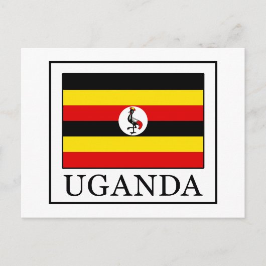 Uganda Briefkaart (Voorkant)