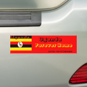 Uganda Bumpersticker (Op auto)