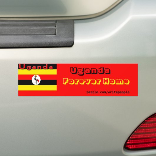 Uganda Bumpersticker (Op auto)