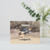 Uganda Crested Crane Briefkaart (Staand voorkant)