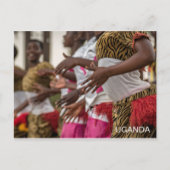 Uganda Dames Danser Reizen Briefkaart (Voorkant)