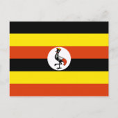 Uganda Flag Briefkaart (Voorkant)