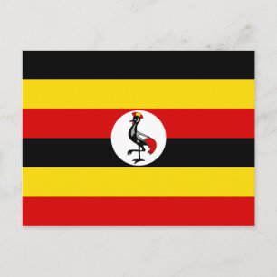 Uganda Flag Briefkaart