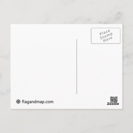 Uganda Flag Briefkaart (Achterkant)