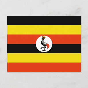 Uganda Flag Briefkaart