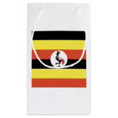 Uganda Flag Emblem Klein Cadeauzakje (Achterkant)