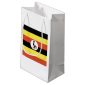 Uganda Flag Emblem Klein Cadeauzakje (Achterkant Gekanteld)