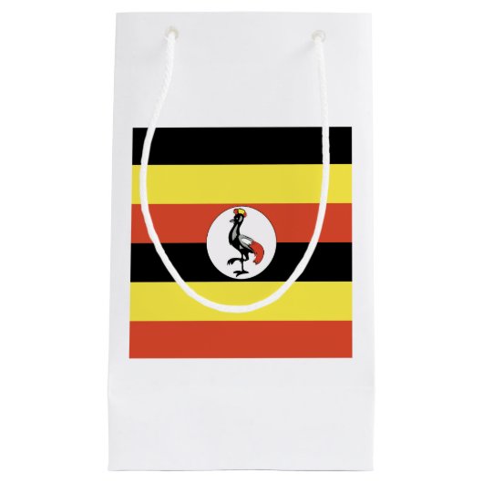 Uganda Flag Emblem Klein Cadeauzakje (Voorkant)