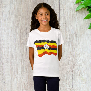 Uganda Flag Girls T-Shirt