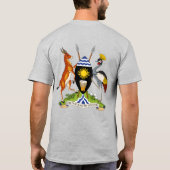 Uganda Flag Independence Celebration T-shirt (Achterkant)