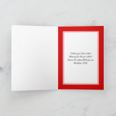 UGANDA FLAG | Kerstmis | Festief Feestdagen Kaart (Binnen)