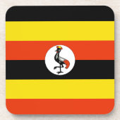 Uganda Flag Onderzetter (Voorkant)