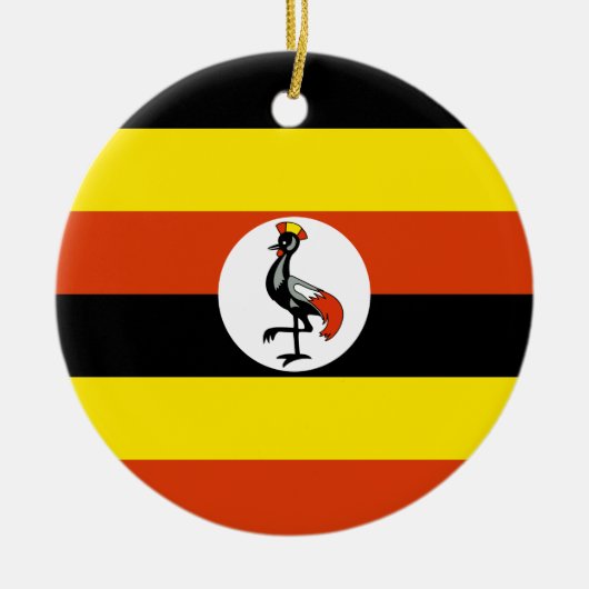 Uganda Flag Ornament (Voorkant)