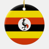 Uganda Flag Ornament (Achterkant)