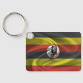 Uganda Flag Sleutelhanger (Achterkant)