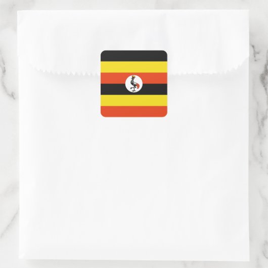 Uganda Flag Sticker (Tas)