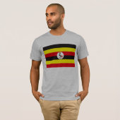 Uganda Flag T-shirt (Voorkant volledig)