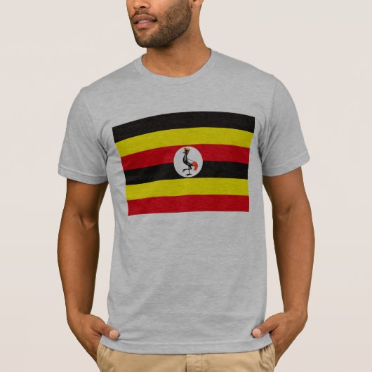 Uganda Flag T-shirt (Voorkant)